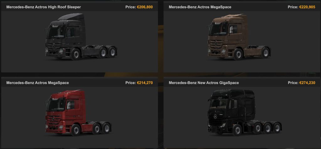 Mercedes-Benz trucks page 3