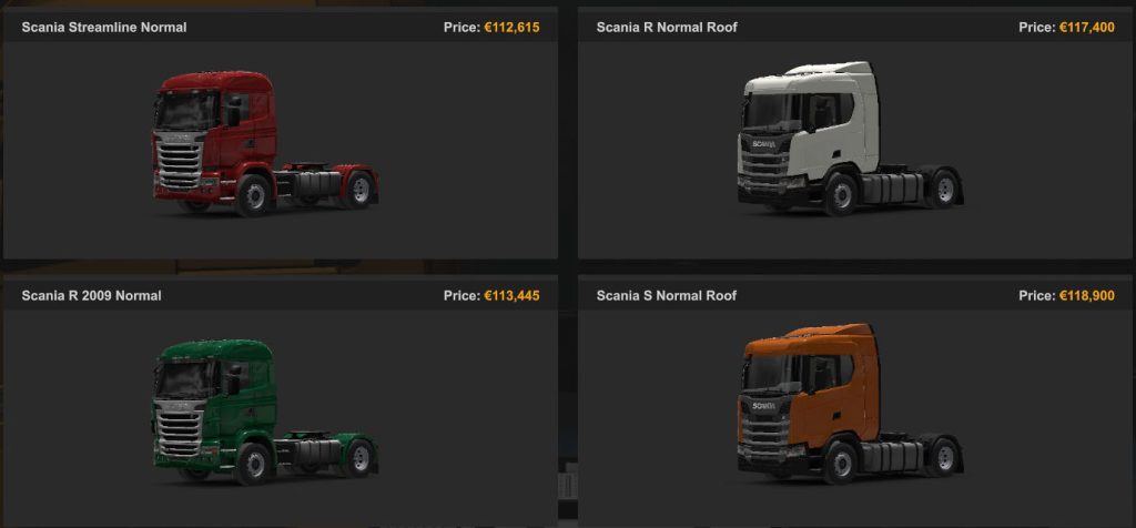 Scania Trucks Page 1