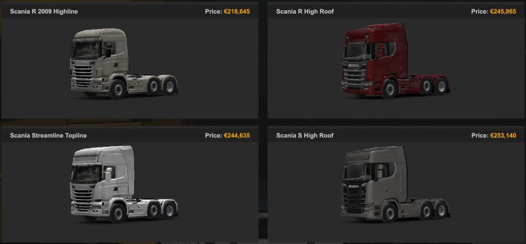 Scania Trucks Page 2