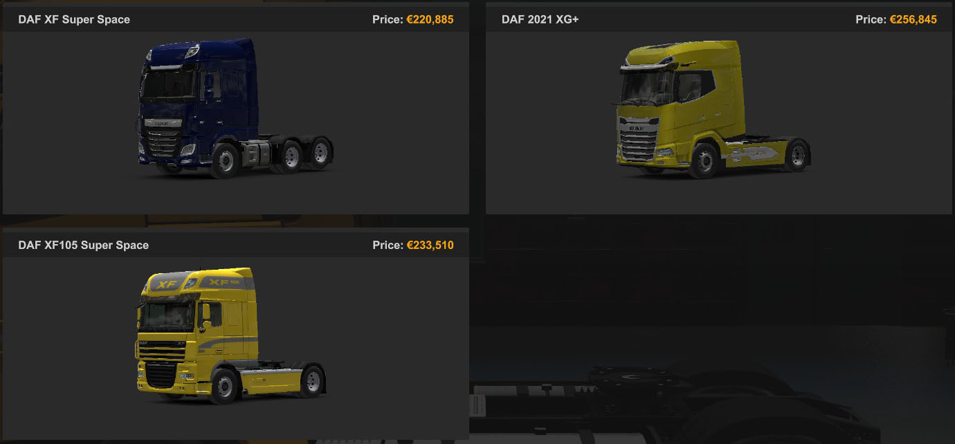 DAF Truck Dealers in ETS2 - Simhobby