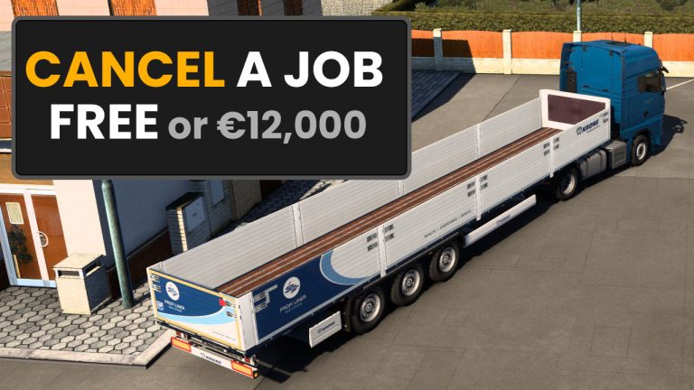 How to cancel a job in ETS2