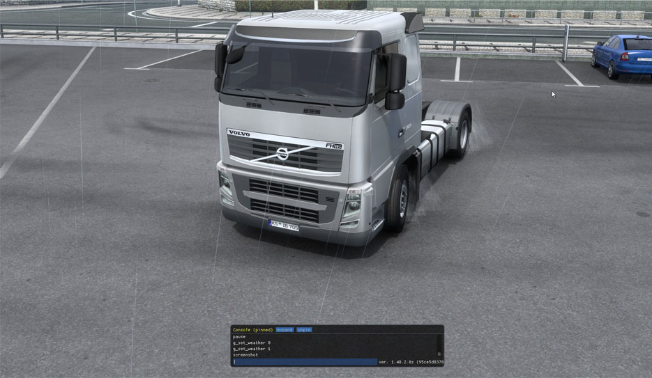 Rain Command in ETS2