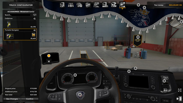 Interior in ETS2