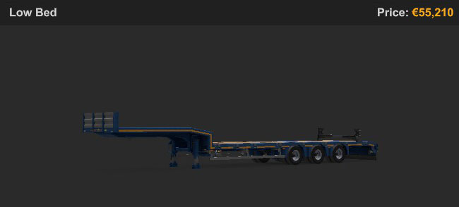 Low Bed Trailer in ETS2