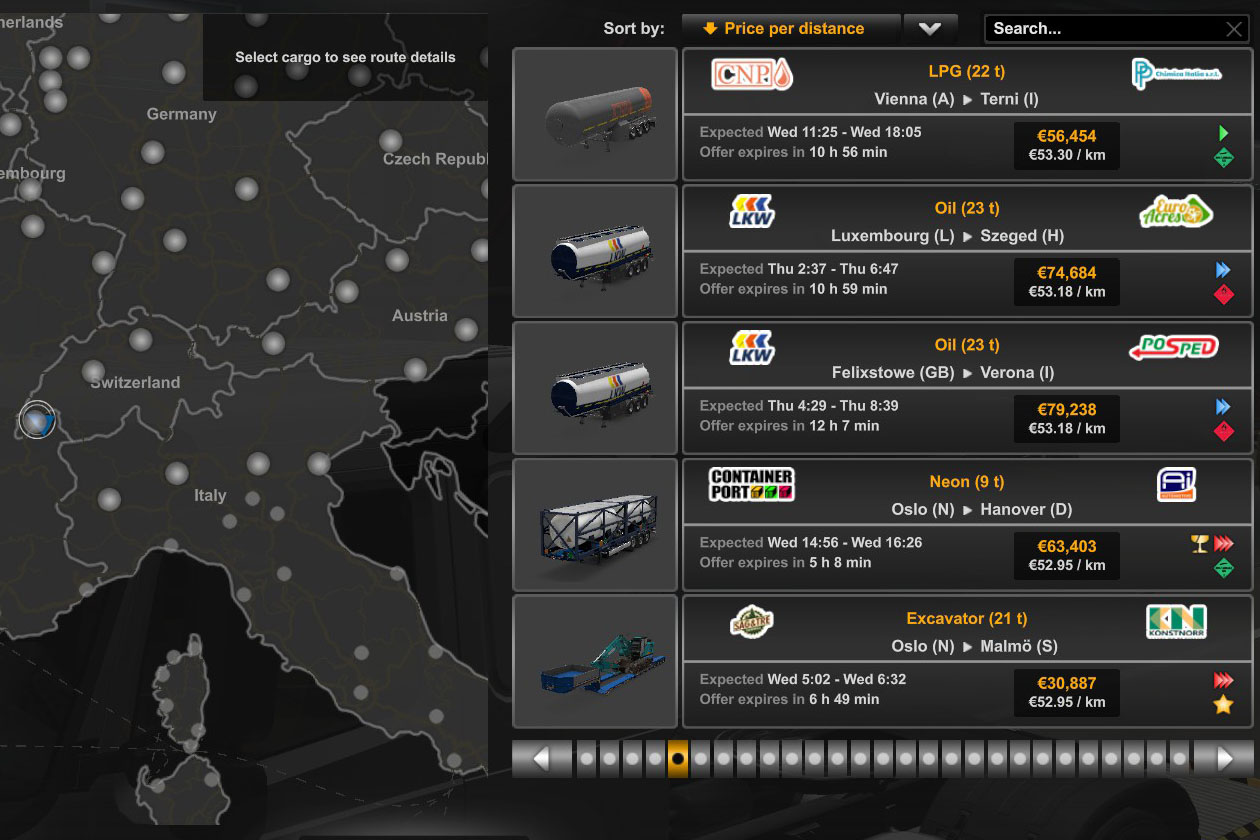 How to refresh jobs in ETS2