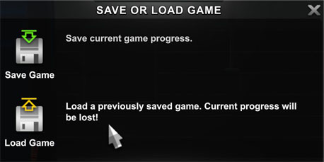 Loading save in ETS2