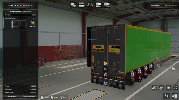 Trailer Accessories in ETS2